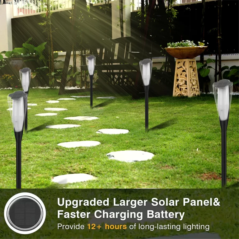 12 LED Flickering Flame Solar Light - NEW 4