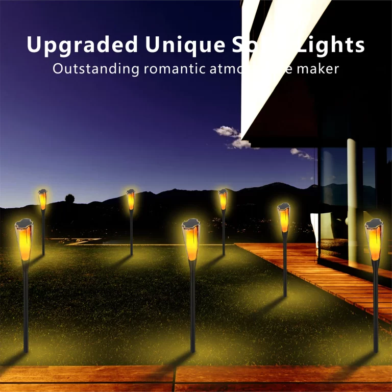 12 LED Flickering Flame Solar Light - NEW 5