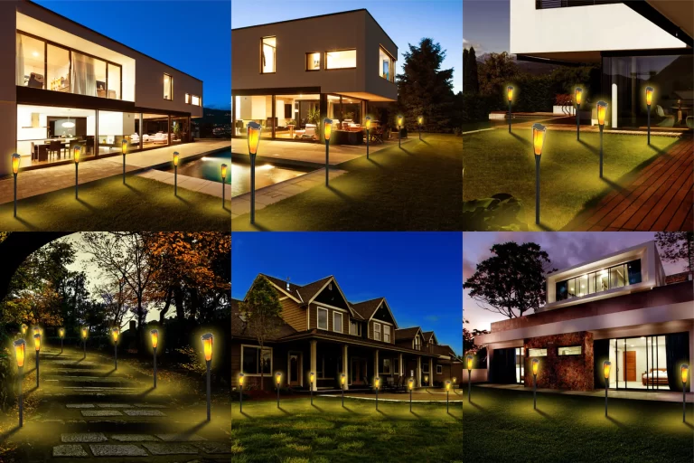 12 LED Flickering Flame Solar Light - NEW 7