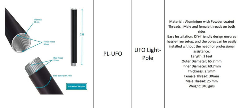 1200W Multi Colour UFO Light 7