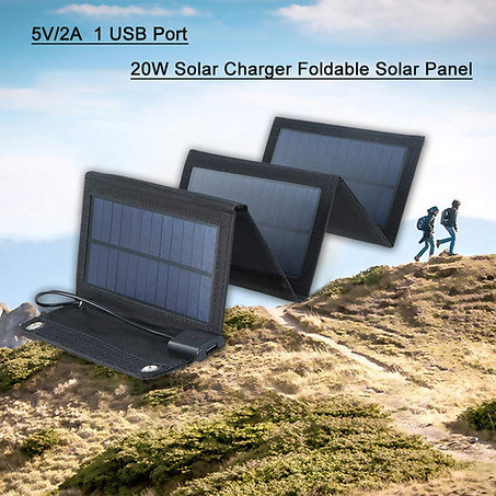 20W Waterproof Foldable Solar Panel Charger 9