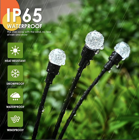 6 LED Crystal Balls Solar Light 3
