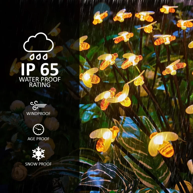 6 LED Honey Bee Solar Light 2