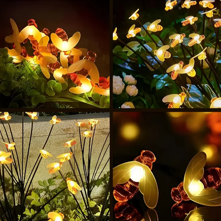 6 LED Honey Bee Solar Light 4