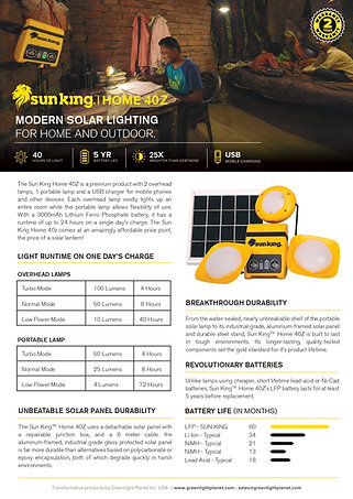 Home 40Z Solar Lighting System 3