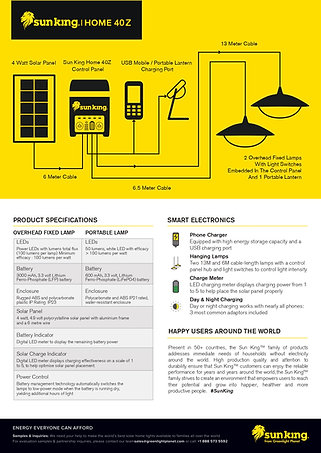 Home 40Z Solar Lighting System 4