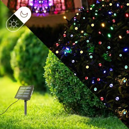 Solar 200 Led Multi Color Fairy String Light SSL-200-MC 3