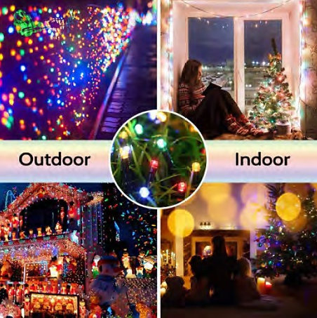 Solar 200 Led Multi Color Fairy String Light SSL-200-MC 4