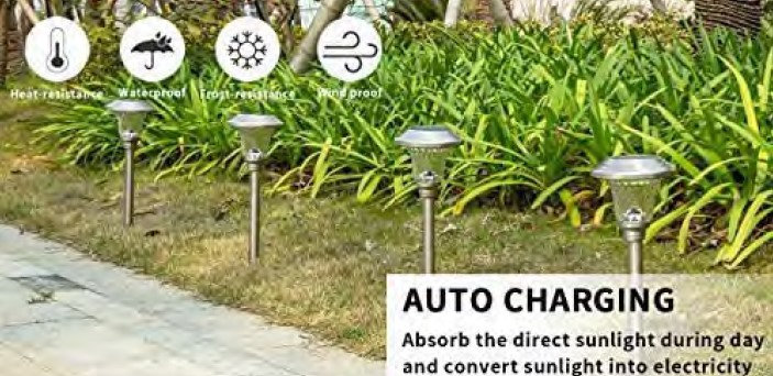 Solar Path Lamps PL-101W 3