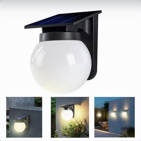 Solar Wall Light (Warm White) 4