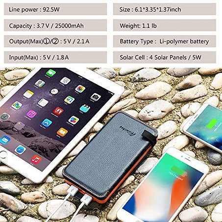 Waterproof Solar Portable Power Bank 2