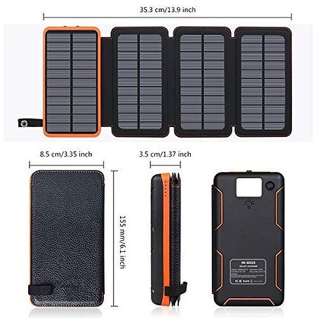 Waterproof Solar Portable Power Bank 6