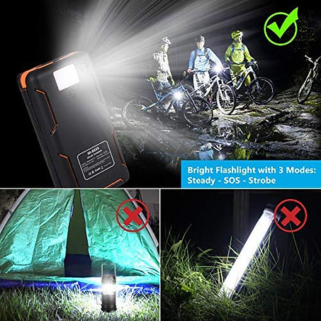 Waterproof Solar Portable Power Bank 7
